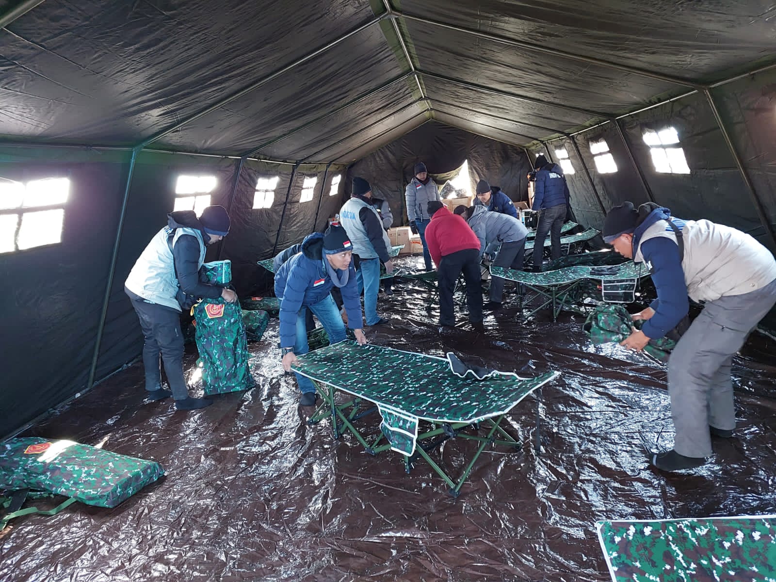 Satgas Kesehatan TNI Dirikan Field Hospital Level II di Turki