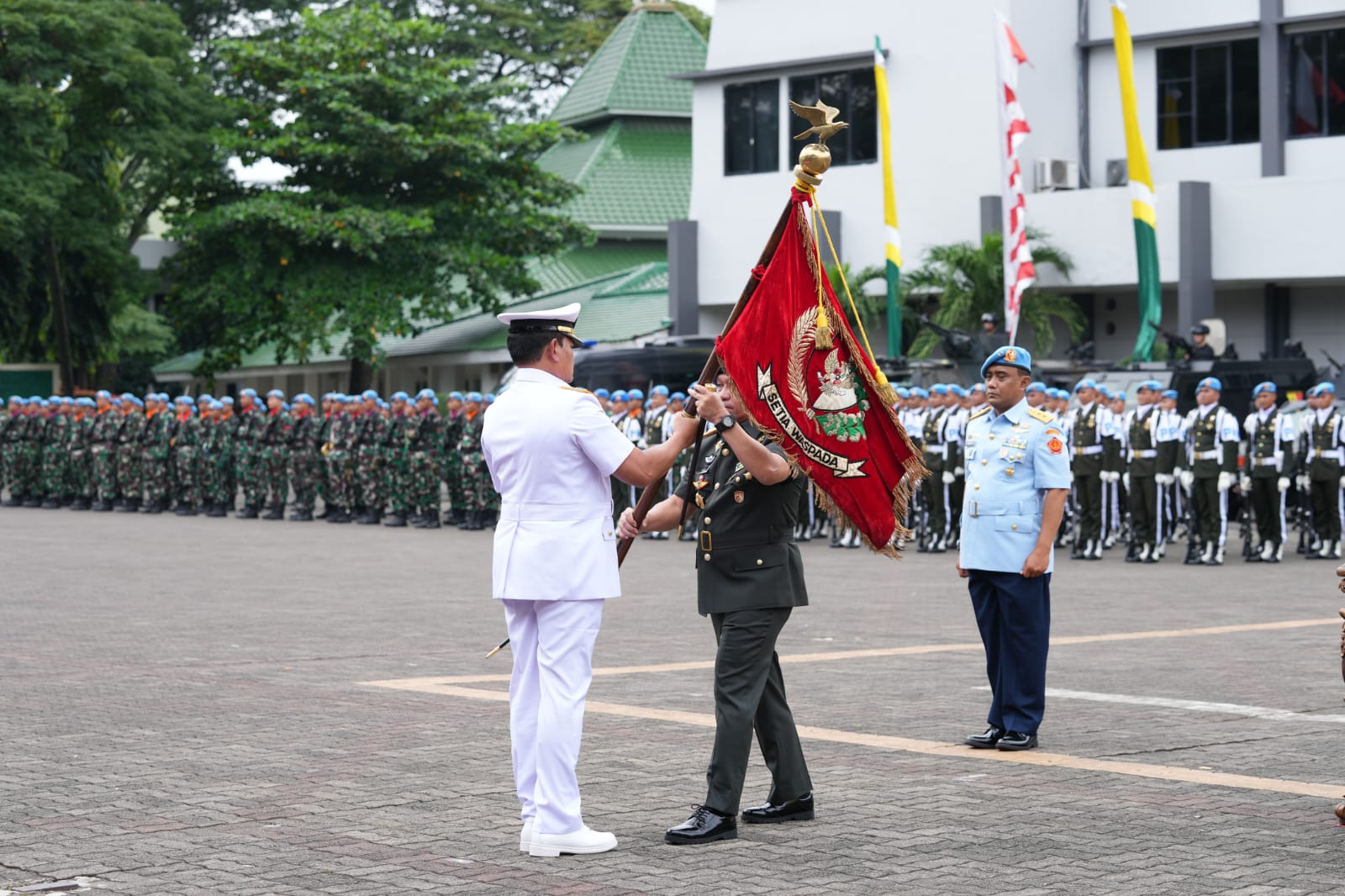 Danpaspampres Diserahterimakan