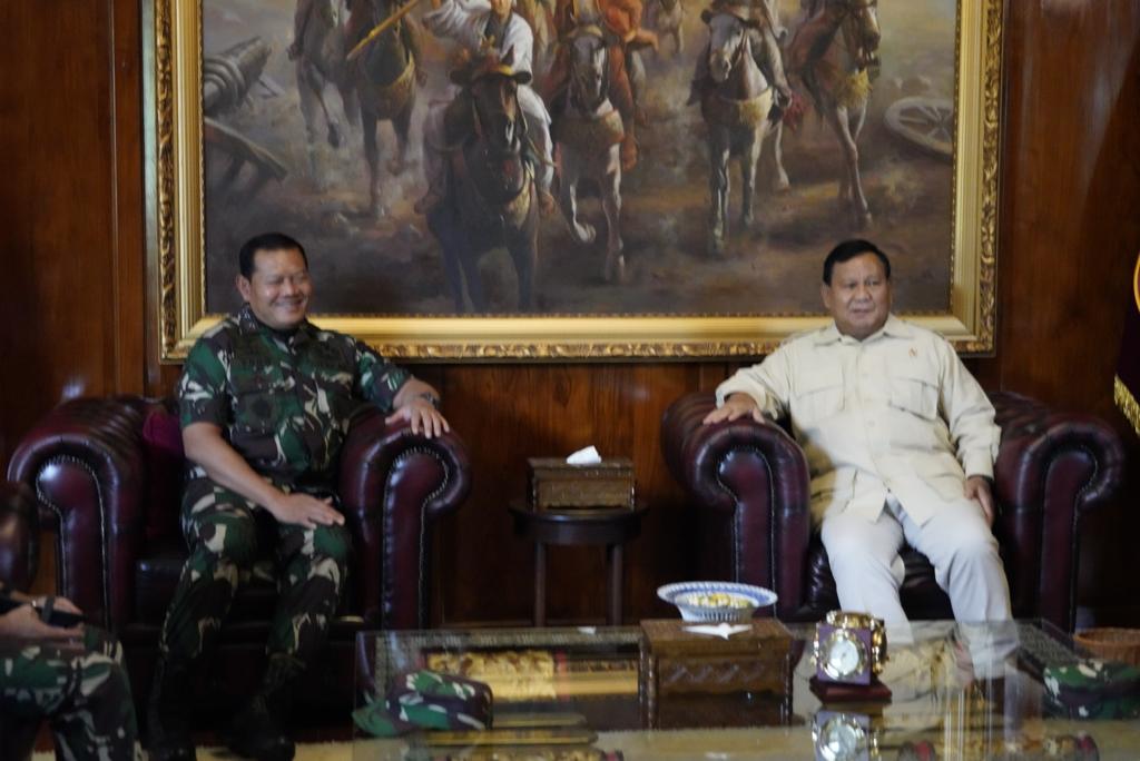 Panglima TNI Kunjungi Menteri Pertahanan RI