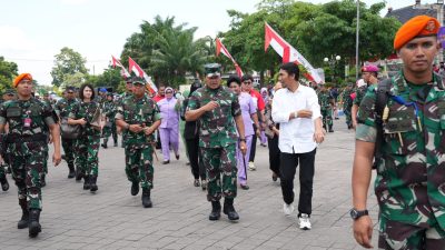 Panglima TNI Tinjau Karya Bakti TNI Skala Besar Madiun