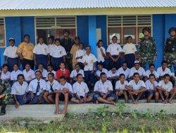 Sumbangsih Yonif Raider 142/KJ Bagi Dunia Pendidikan Papua