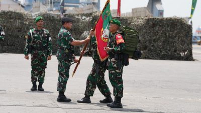 Panglima TNI Lepas Keberangkatan 850 Prajurit Satgas Operasi Pengamanan Papua