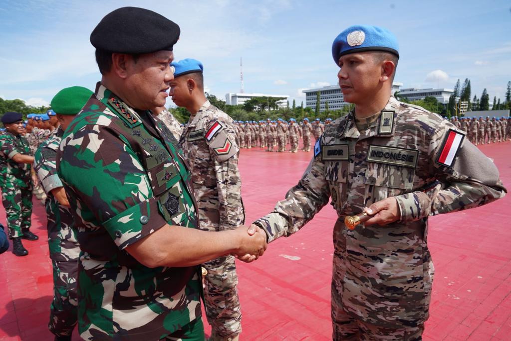 Panglima TNI: Junjung Tinggi Kehormatan dan Kepercayaan Dunia Internasional