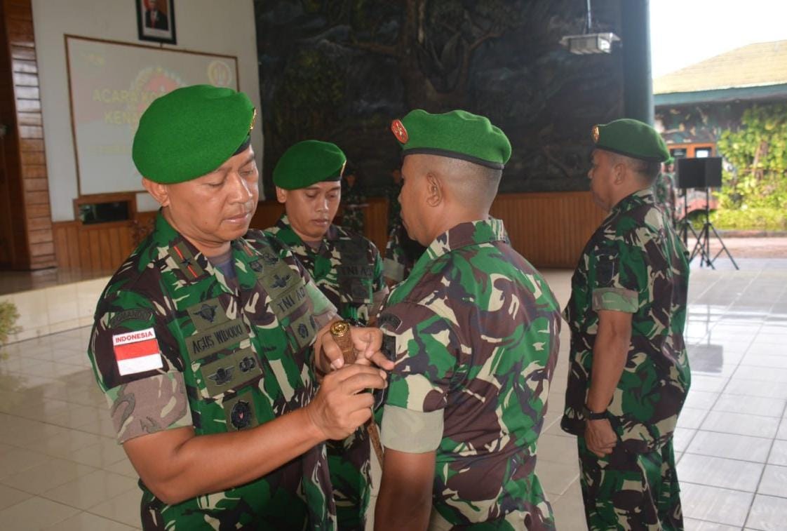 Danrem 174 Merauke: Kenaikan Pangkat Harus Senantiasa Disertai Peningkatan Kemampuan Prajurit