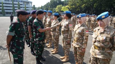 Panglima TNI: Garuda Patriot NKRI Penjaga Perdamaian Dunia Harumkan Nama Bangsa