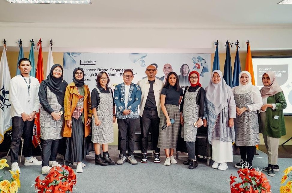 dok. event talk show dengan tema Enhance Brand Engagement Through Social Media Platform oleh Mahasiswa Universitas Mercu Buana Jakarta
