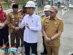 Resmikan Tol Bengkulu-Taba Penanjung, Jokowi: Semoga Ekonomi Bangkit