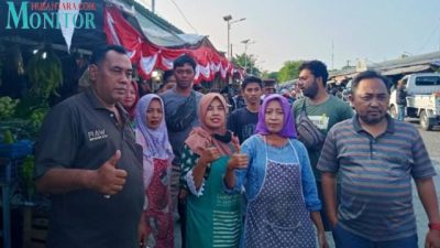 Mulai Ramai Pembeli, Pedagang Sisi Barat Pasar Larangan Kembali Tersenyum: Terimakasih Pak Bupati.