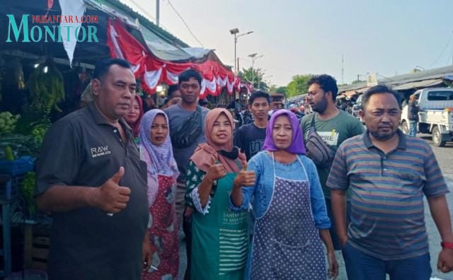 Mulai Ramai Pembeli, Pedagang Sisi Barat Pasar Larangan Kembali Tersenyum: Terimakasih Pak Bupati.