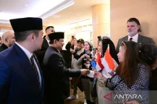 Prabowo Disambut Hangat Masyarakat Indonesia di Washington DC