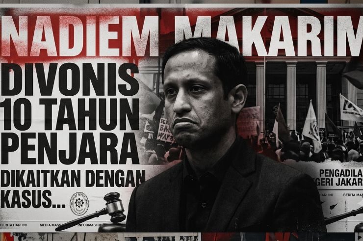 Nadiem Dijatuhi Hukuman 10 Tahun Penjara, Hakim Nilai Kerugian Korupsi Pengadaan Laptop Rp1,56 Triliun