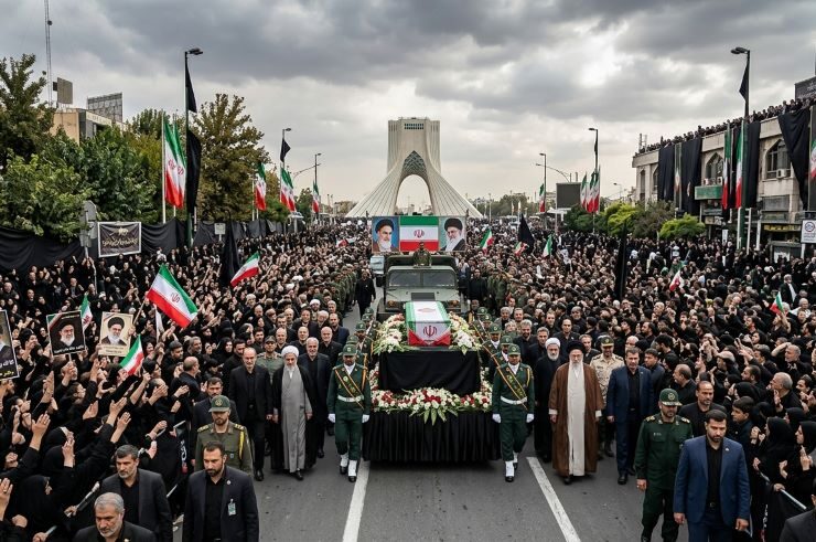 Sang Imam Besar Menuju Peristirahatan Terakhir, Ditangisi Jutaan Rakyat Iran